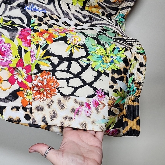 Johnny Was Nandru Reversible Jacket Multiprint Colorful Womens XL - Picture 10 of 16